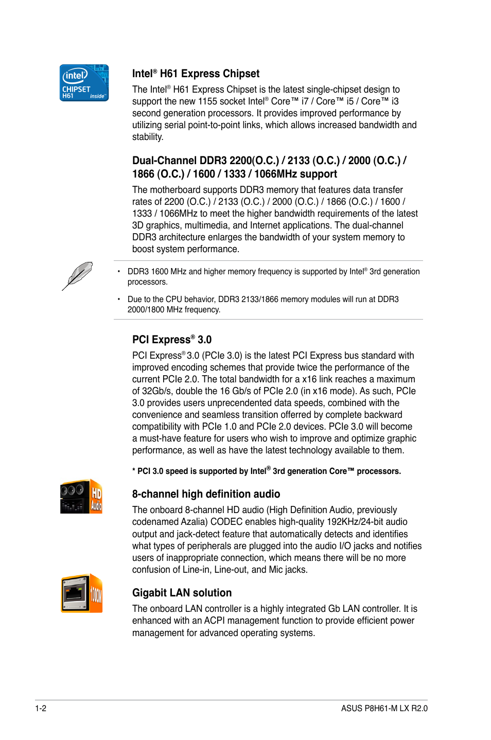 Asus E7241 User Manual | Page 12 / 78