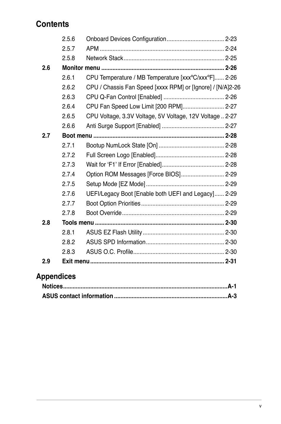 Asus E7241 User Manual | Page 5 / 78