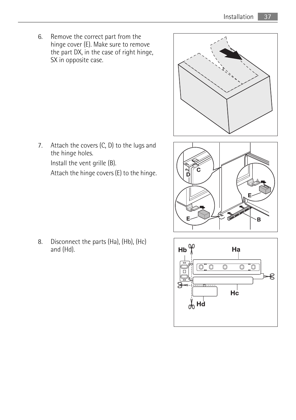 AEG SKS68240F0 User Manual | Page 37 / 84