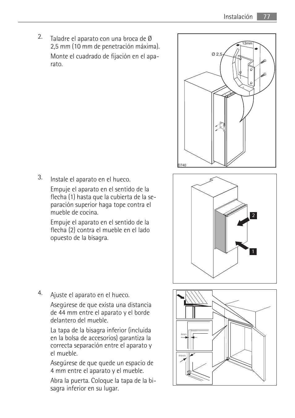 AEG SKS68240F0 User Manual | Page 77 / 84