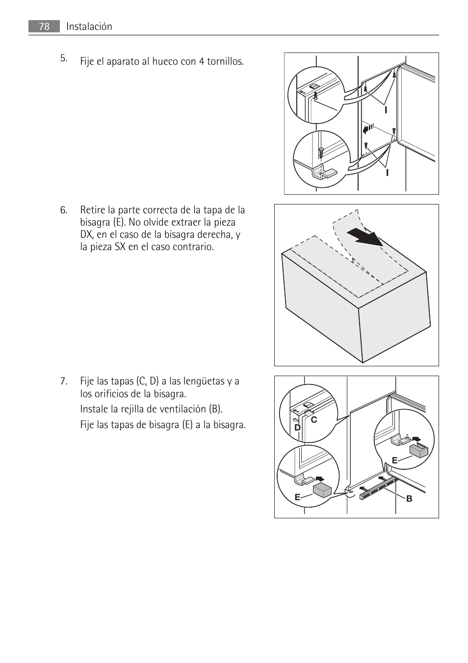 AEG SKS68240F0 User Manual | Page 78 / 84