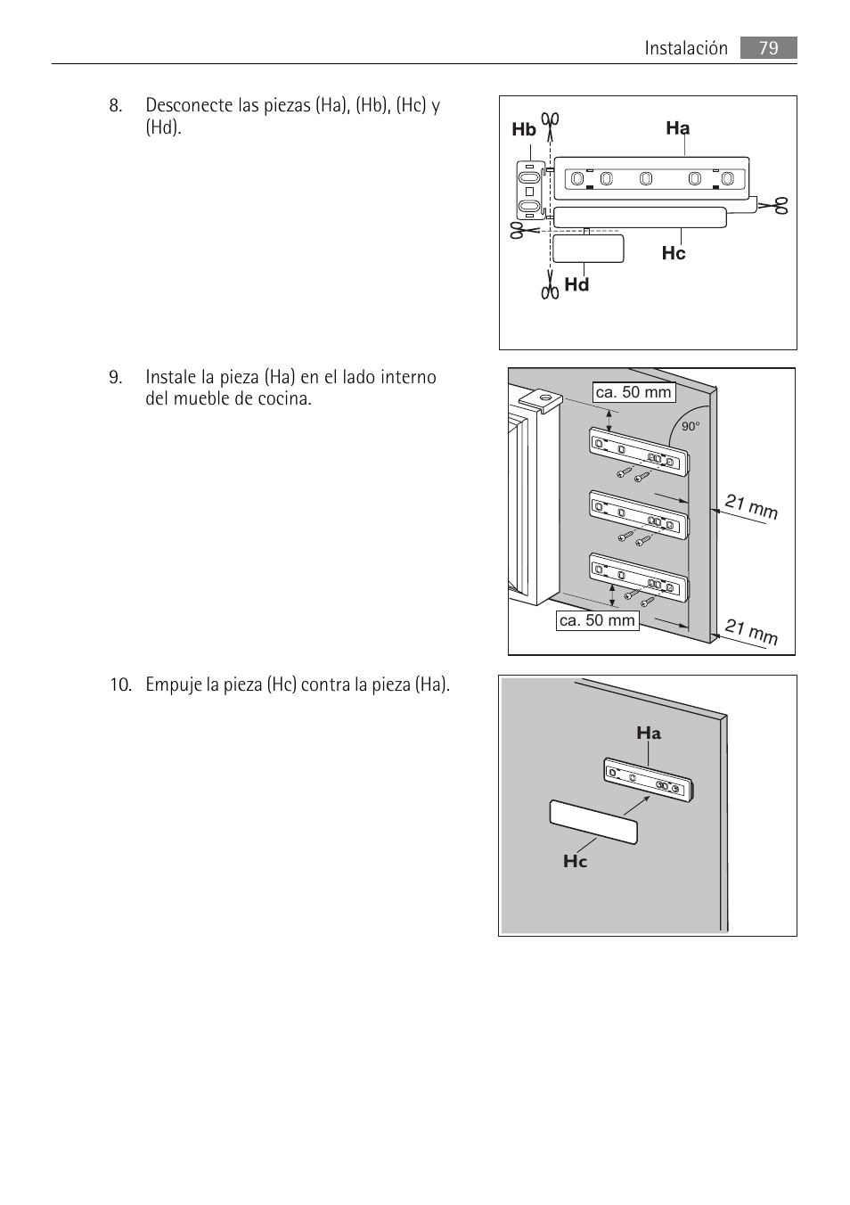 AEG SKS68240F0 User Manual | Page 79 / 84