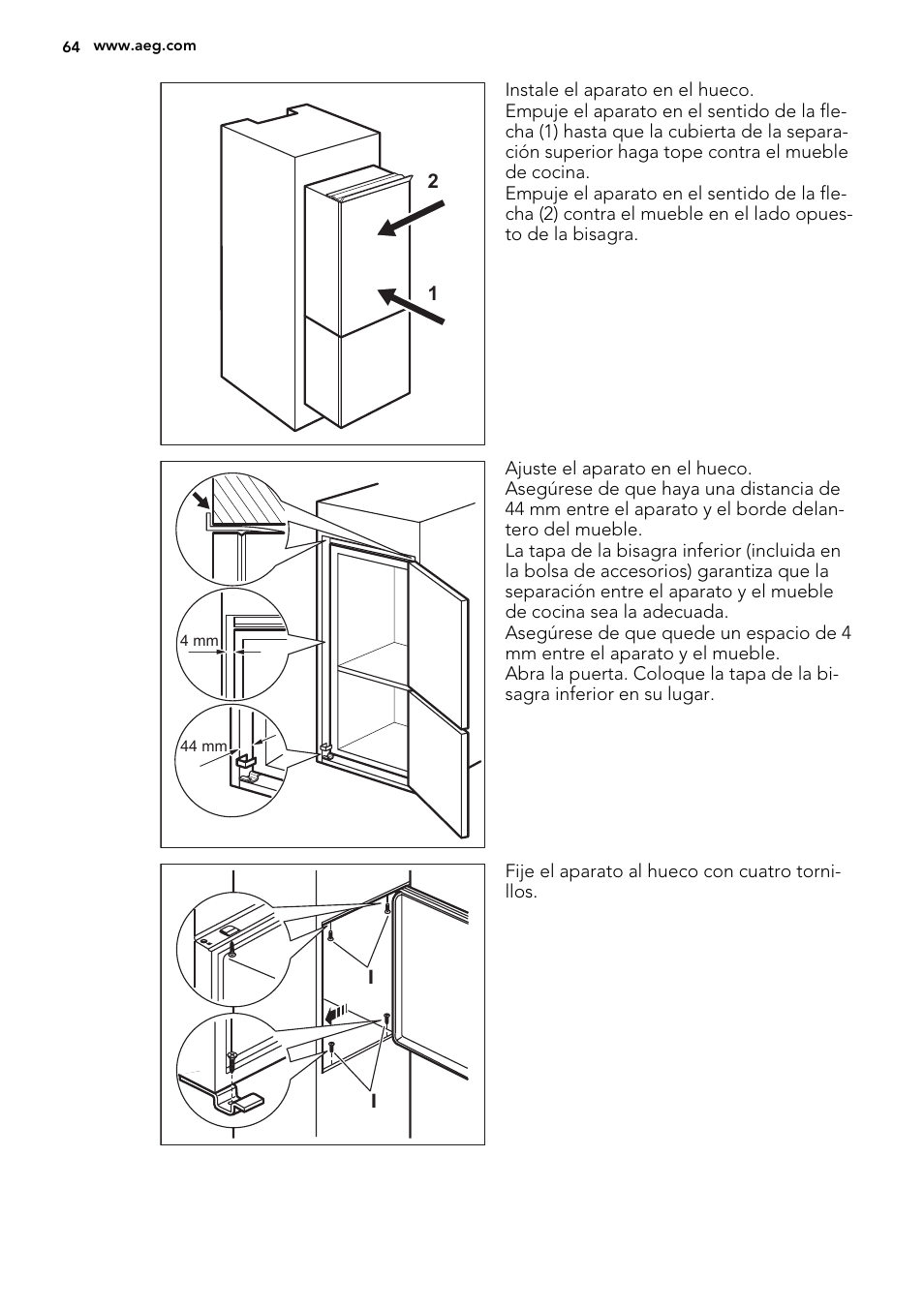 AEG SCS81800C0 User Manual | Page 64 / 72