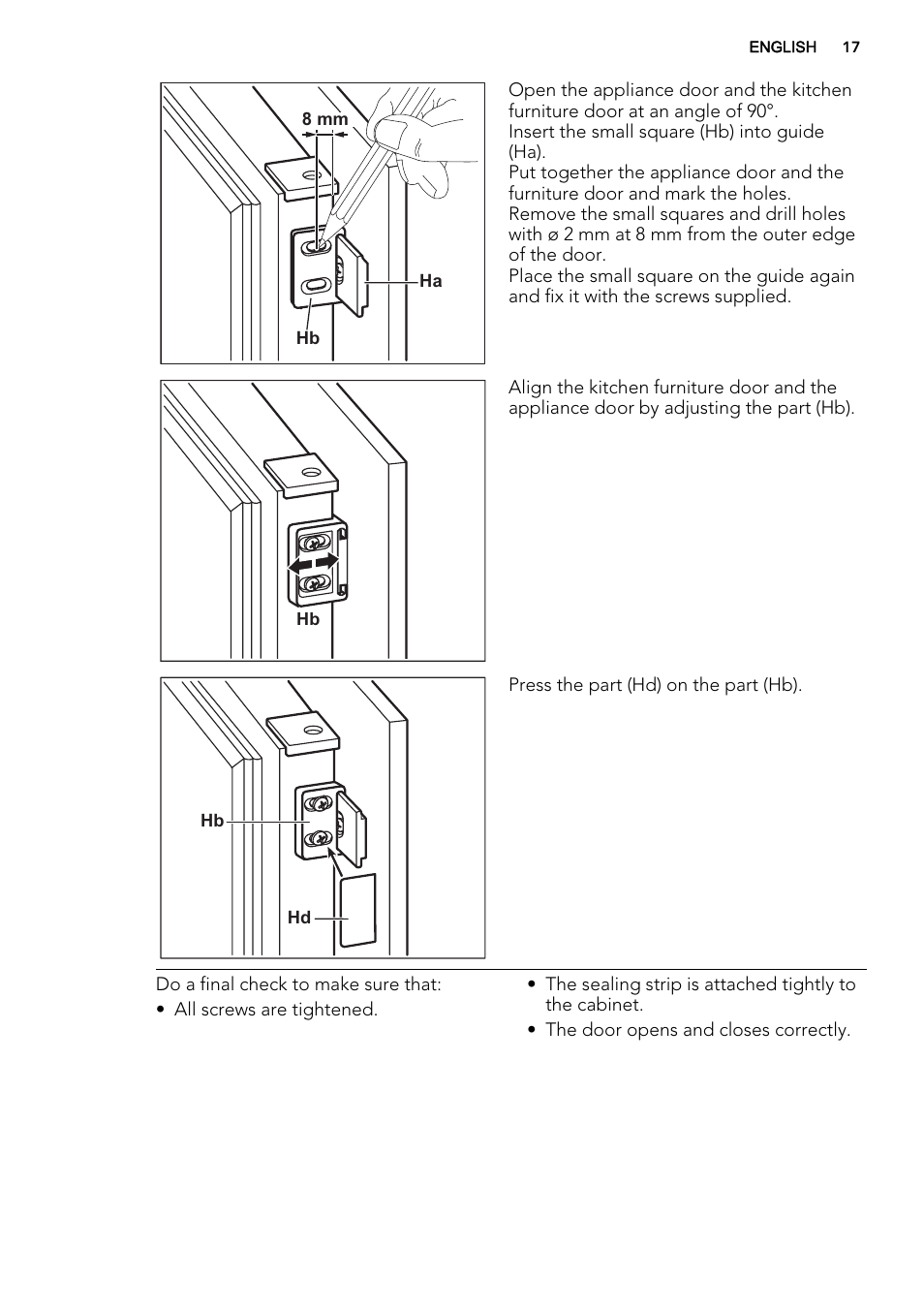 AEG SKS68240F0 User Manual | Page 17 / 64