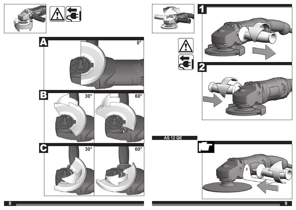 Ab c | AEG PE 150 User Manual | Page 5 / 27