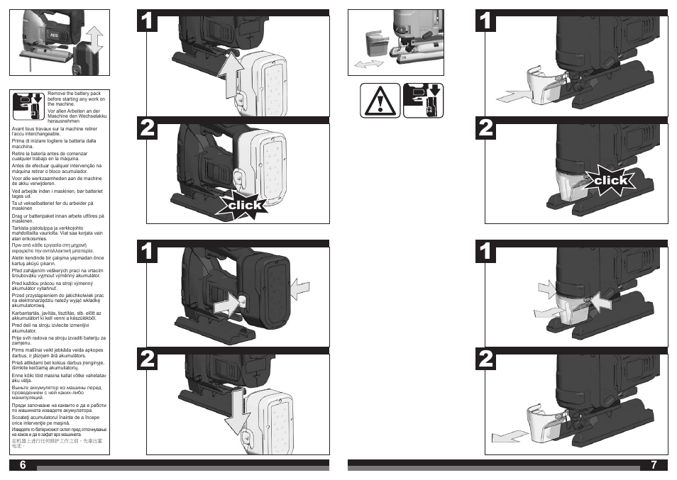 Click | AEG BST 18X User Manual | Page 4 / 39