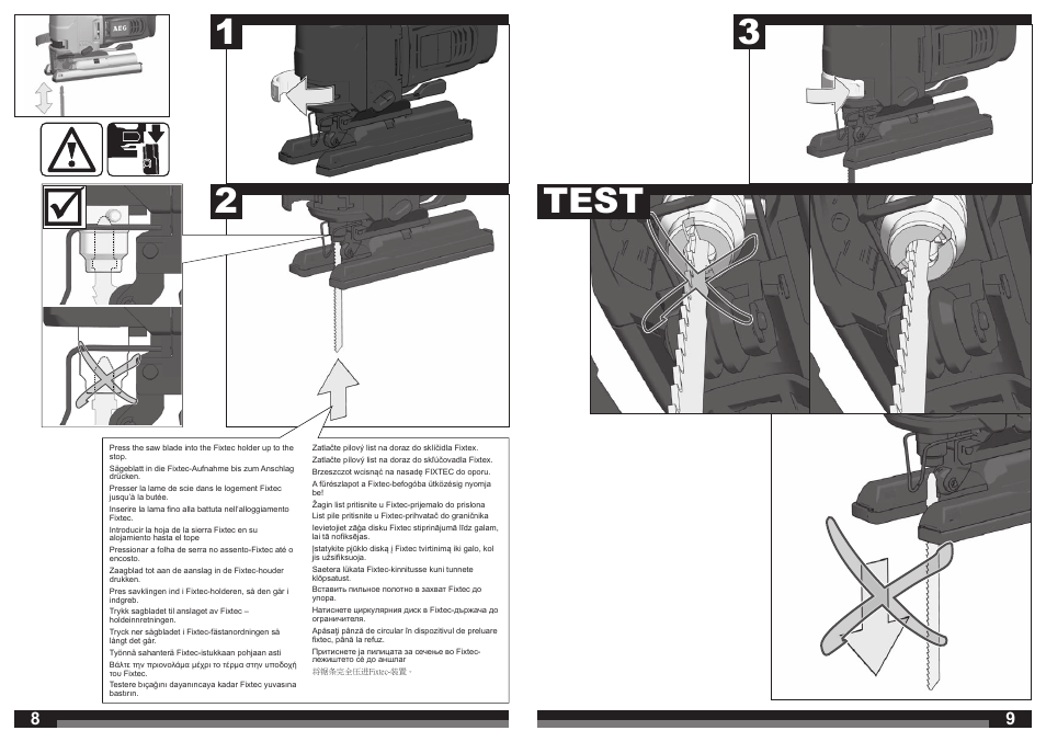 12 3 test | AEG BST 18X User Manual | Page 5 / 39