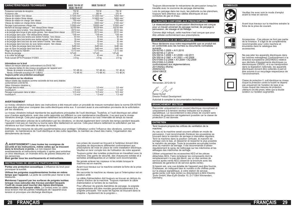 Français | AEG SB2E 720 RX User Manual | Page 15 / 41