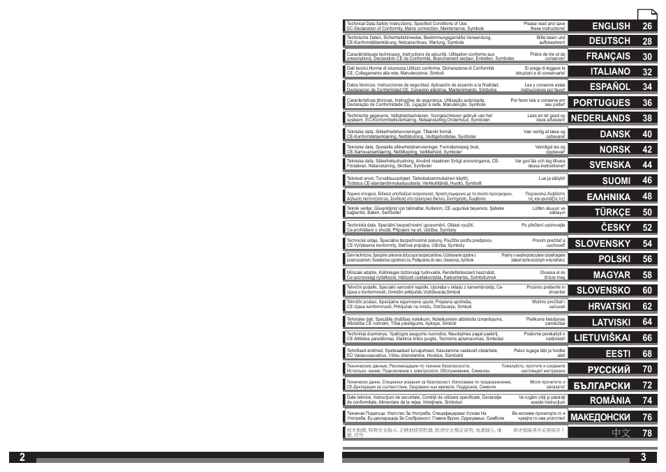 Slovensko 60, 78 македонски | AEG SB2E 720 RX User Manual | Page 2 / 41