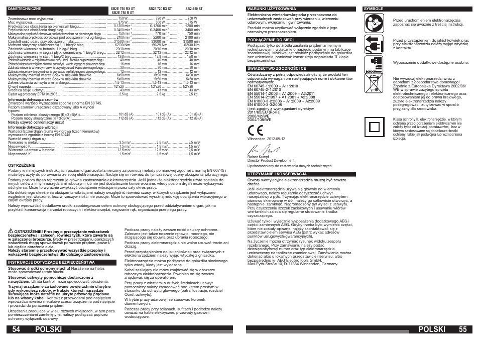 Polski | AEG SB2E 720 RX User Manual | Page 28 / 41