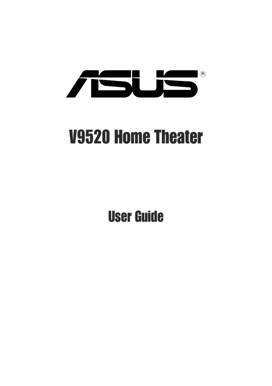 Asus V9520 User Manual | 48 pages