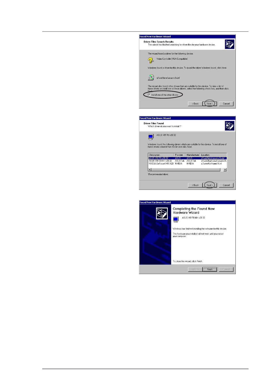 Asus V9520 User Manual | Page 19 / 48