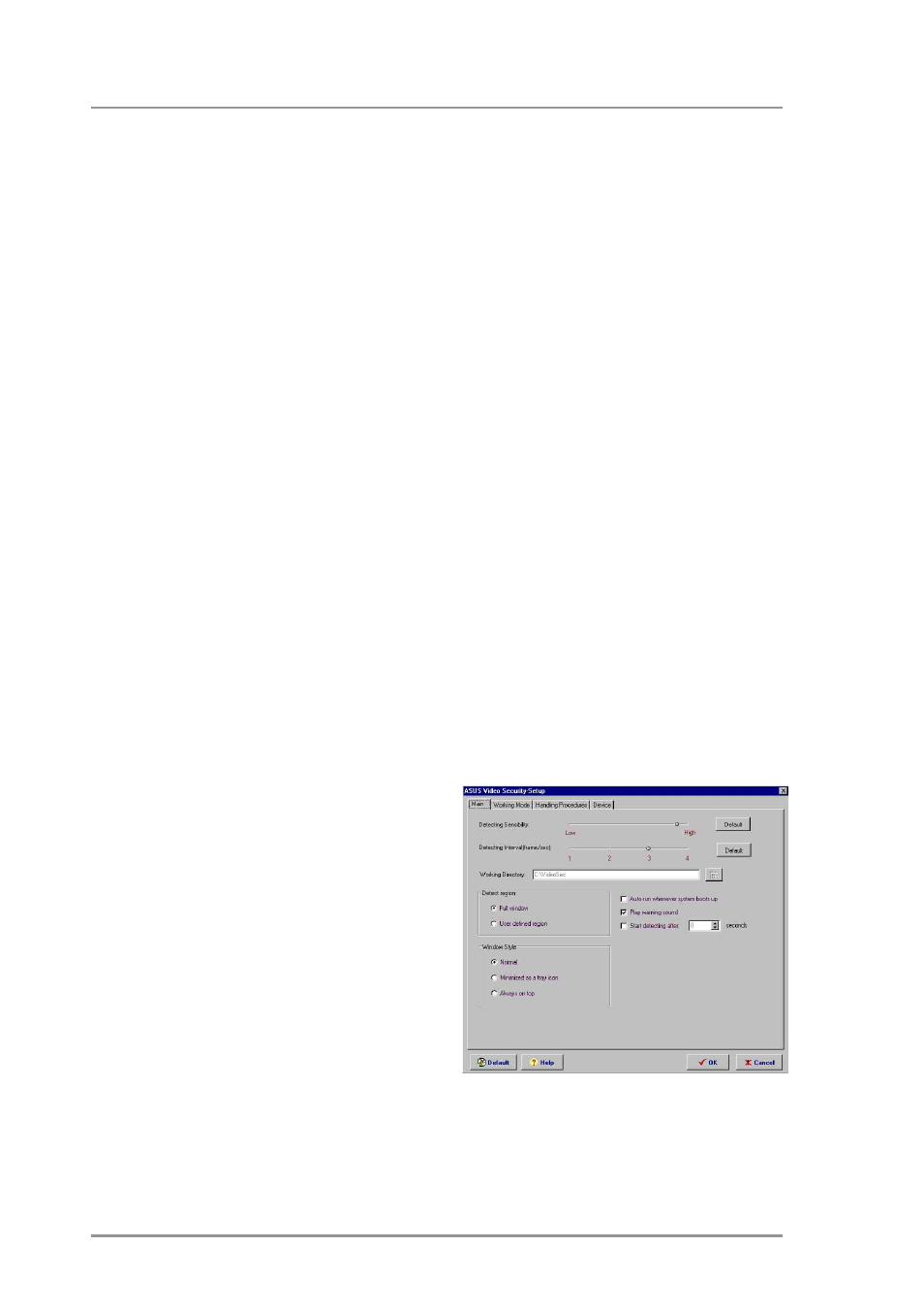 2 using asus videosecurity | Asus V9520 User Manual | Page 22 / 48