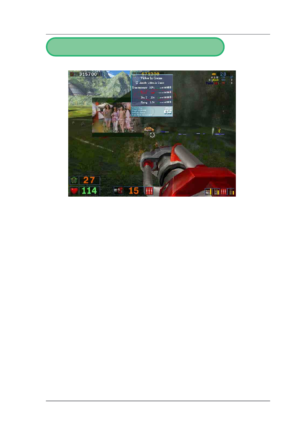 Step 6: launch game and show gameface | Asus V9520 User Manual | Page 31 / 48
