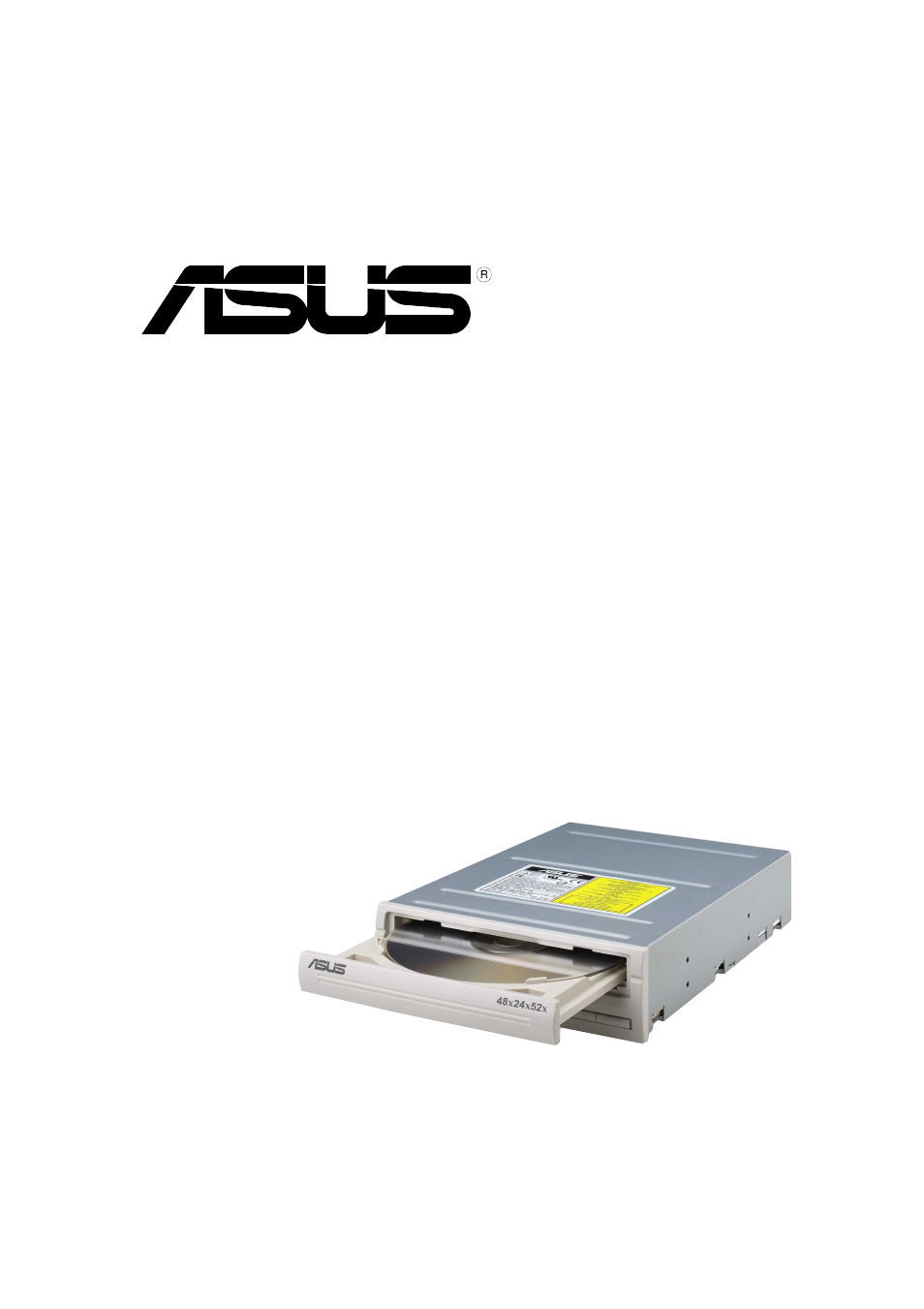 Asus 48x/24x/52x CD-RW Drive CRW-4824A User Manual | 26 pages