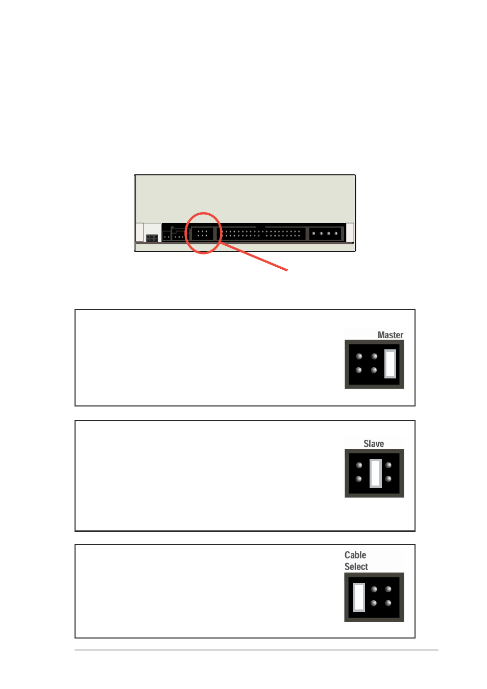 Setting the jumper terminals | Asus 48x/24x/52x CD-RW Drive CRW-4824A User Manual | Page 17 / 26