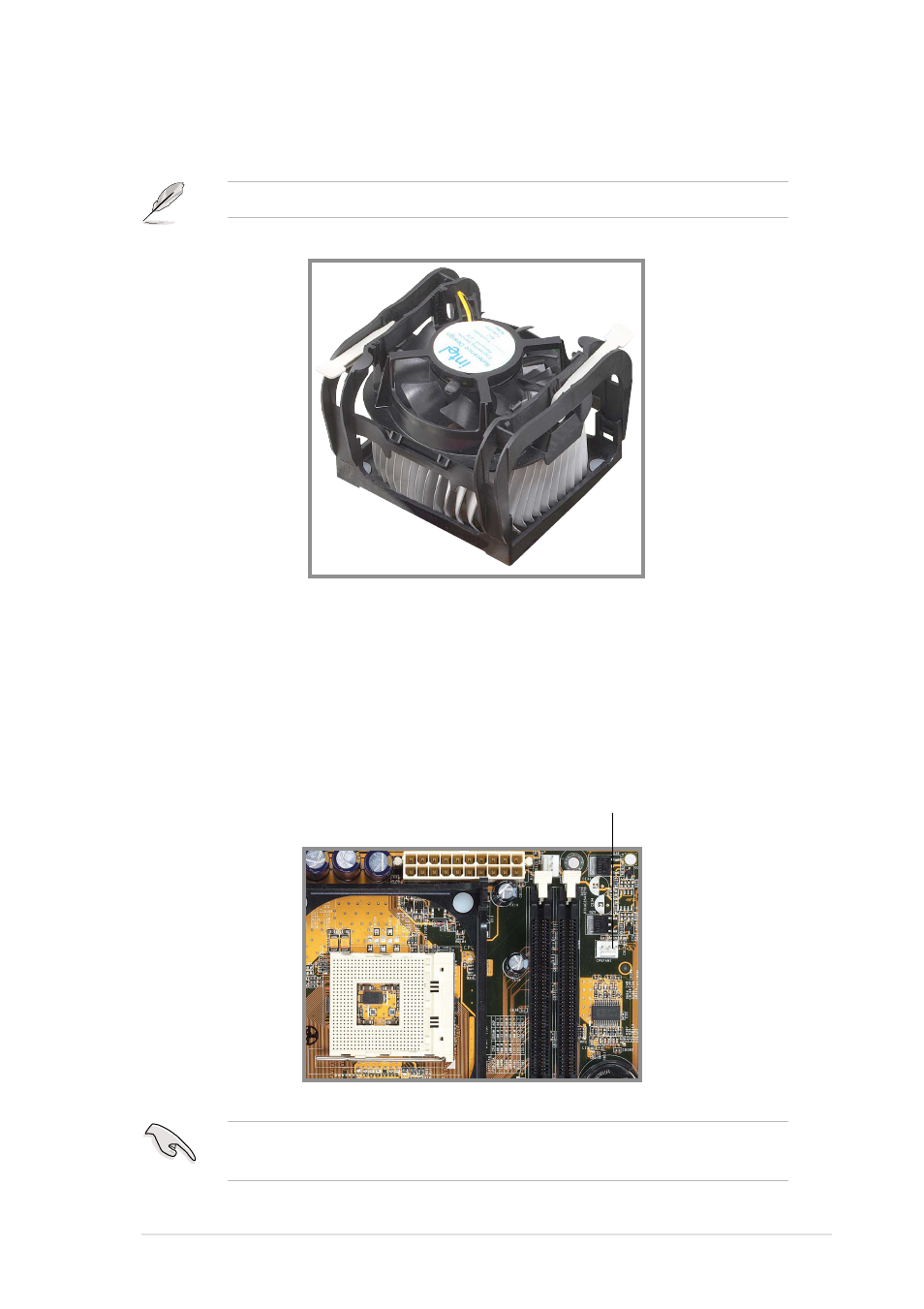 4 connecting the cpu fan cable | Asus P4SDR-VM User Manual | Page 31 / 104