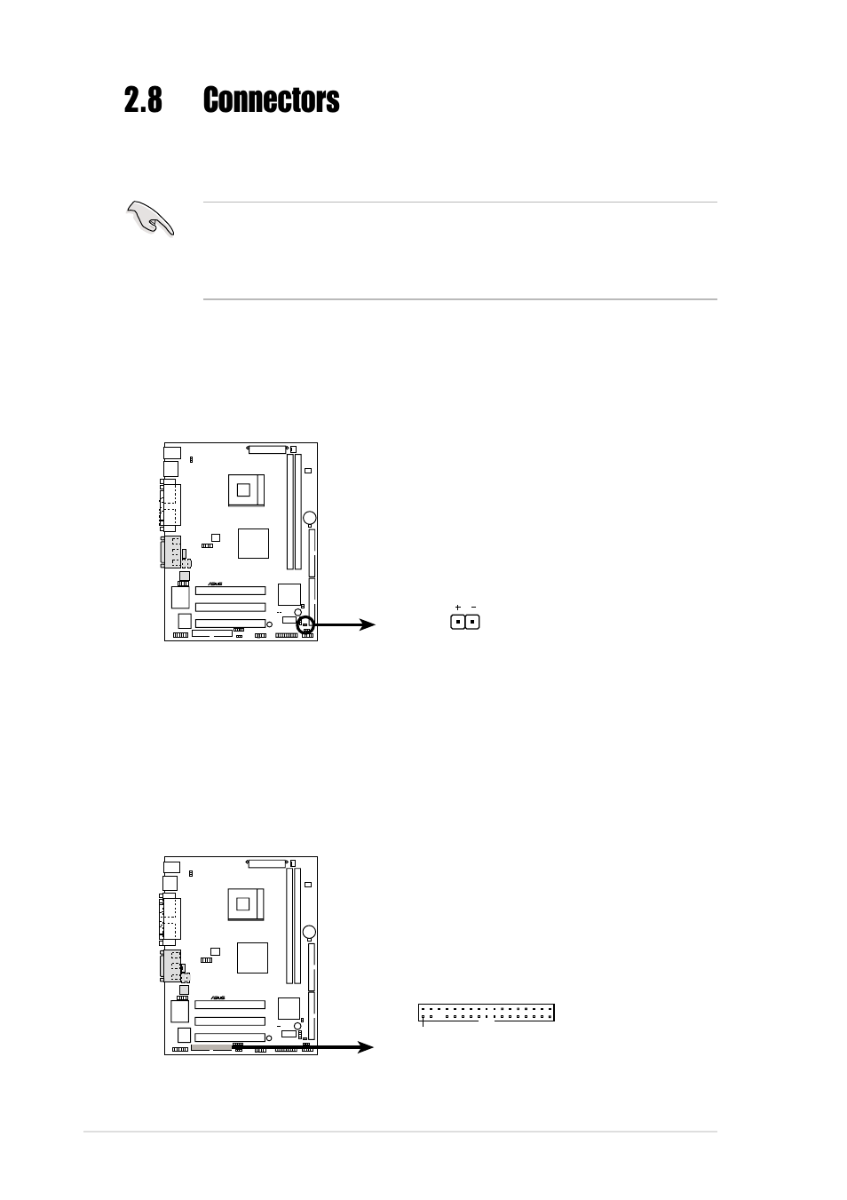 8 connectors | Asus P4SDR-VM User Manual | Page 40 / 104