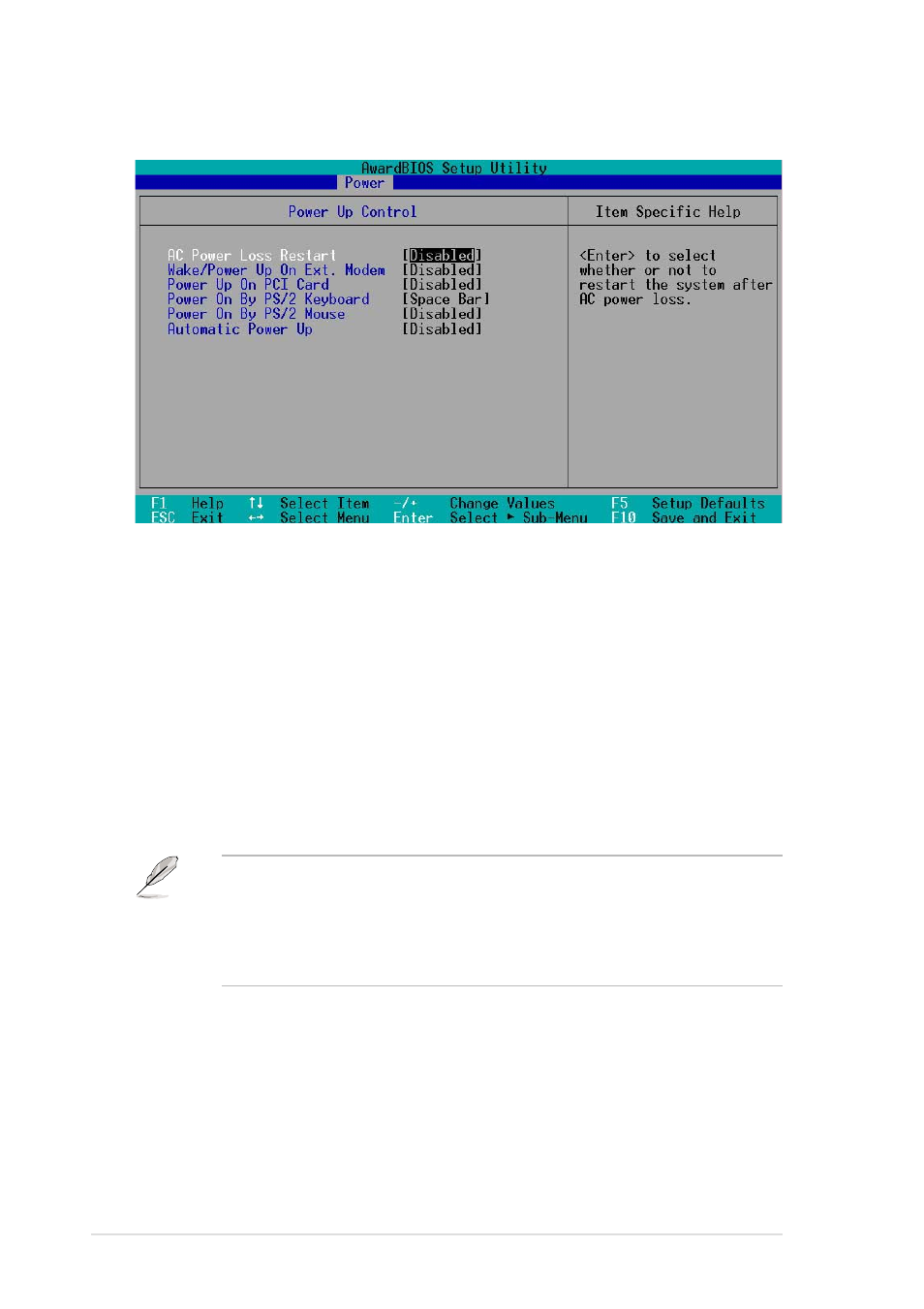 1 power up control | Asus P4SDR-VM User Manual | Page 78 / 104