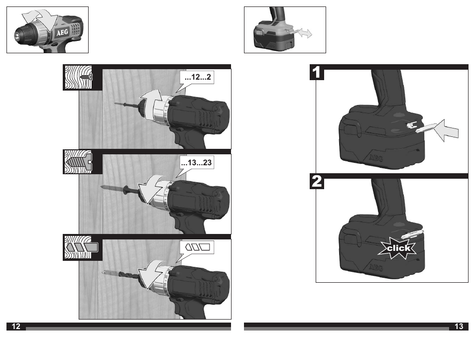 AEG BS 18C LI User Manual | Page 7 / 35