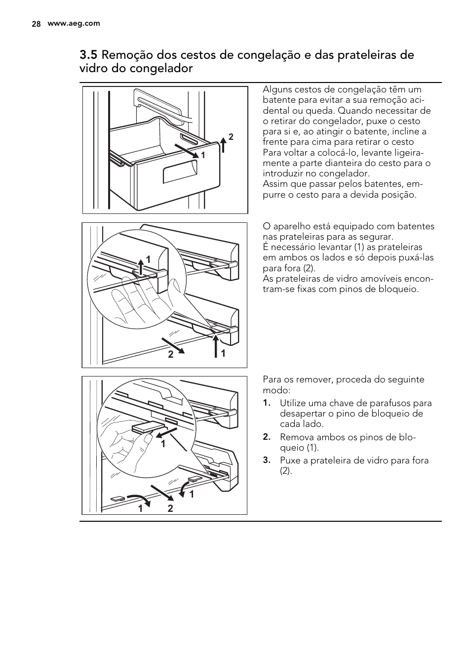 AEG A82700GNX0 User Manual | Page 28 / 60