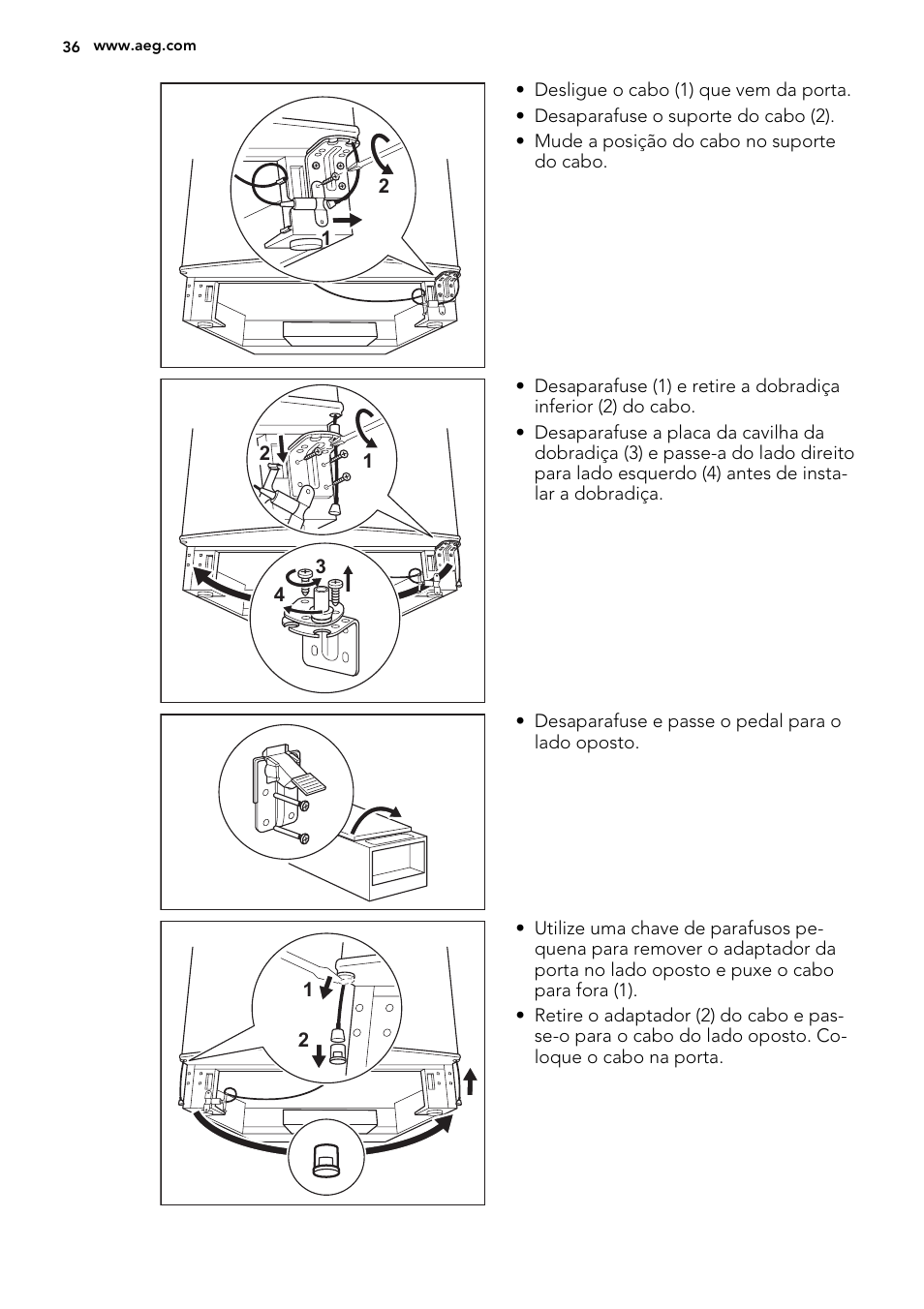 AEG A82700GNX0 User Manual | Page 36 / 60