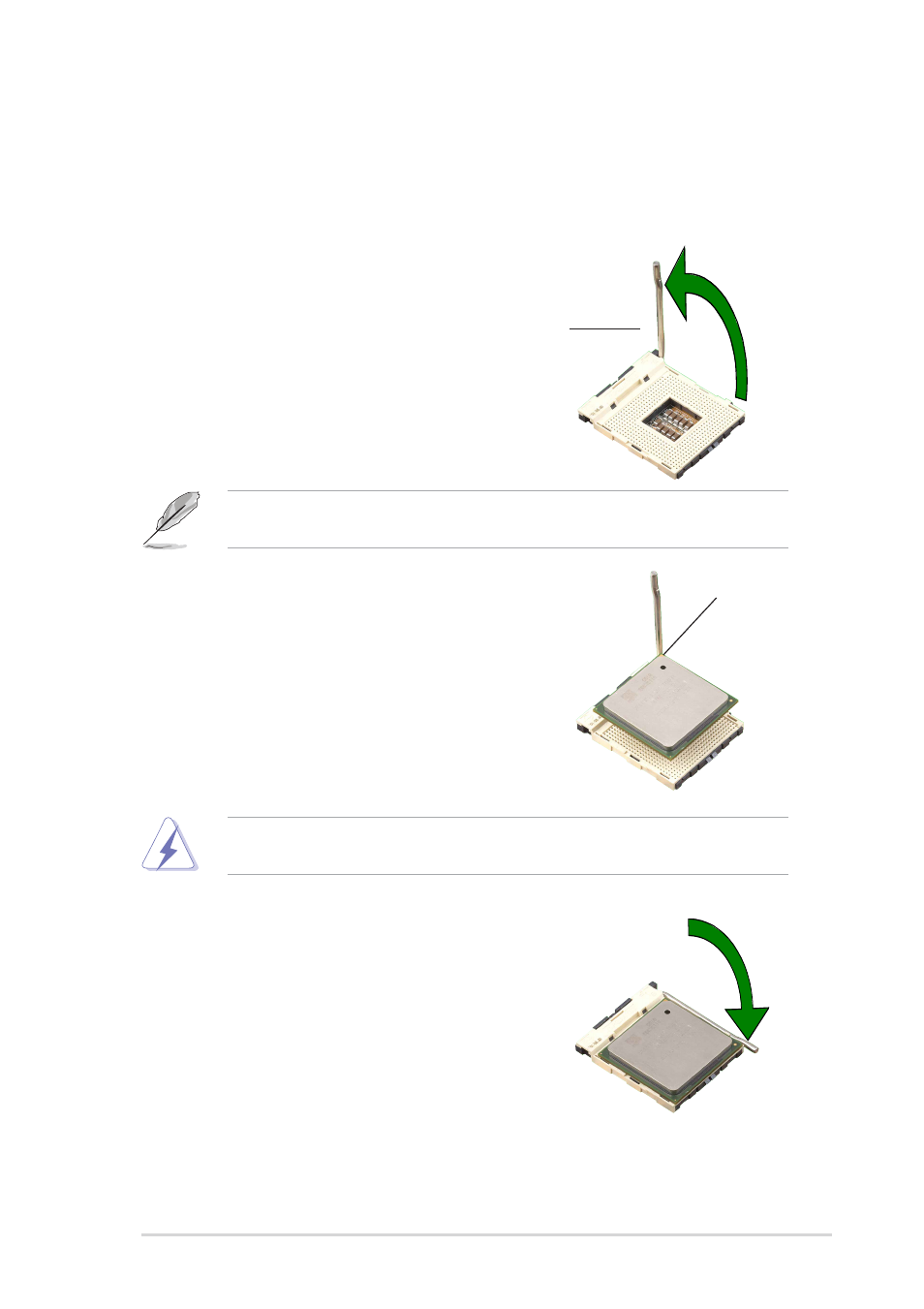 2 installing the cpu | Asus P4GE-MX User Manual | Page 19 / 62