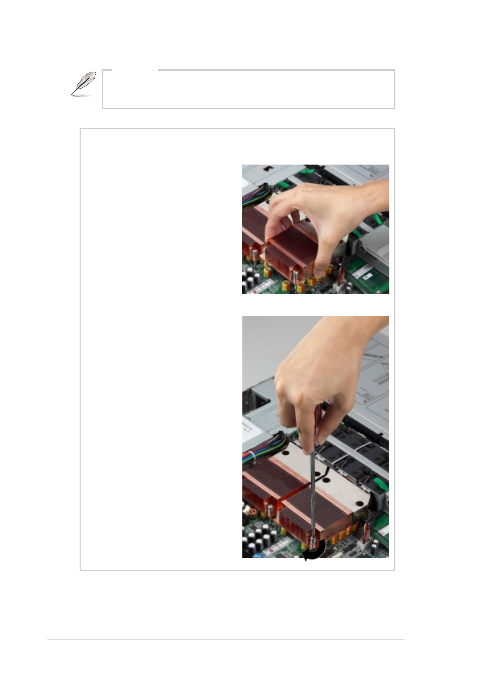 Install the heatsink | Asus AP1600R User Manual | Page 24 / 48