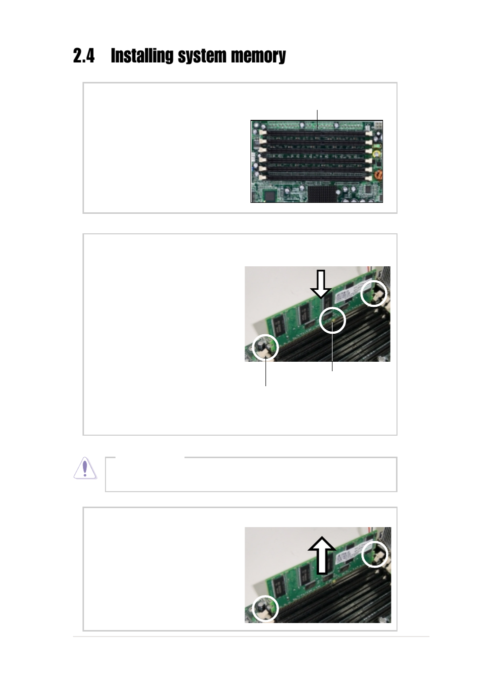 Dimm sockets location install a dimm, Remove a dimm | Asus AP1600R User Manual | Page 25 / 48