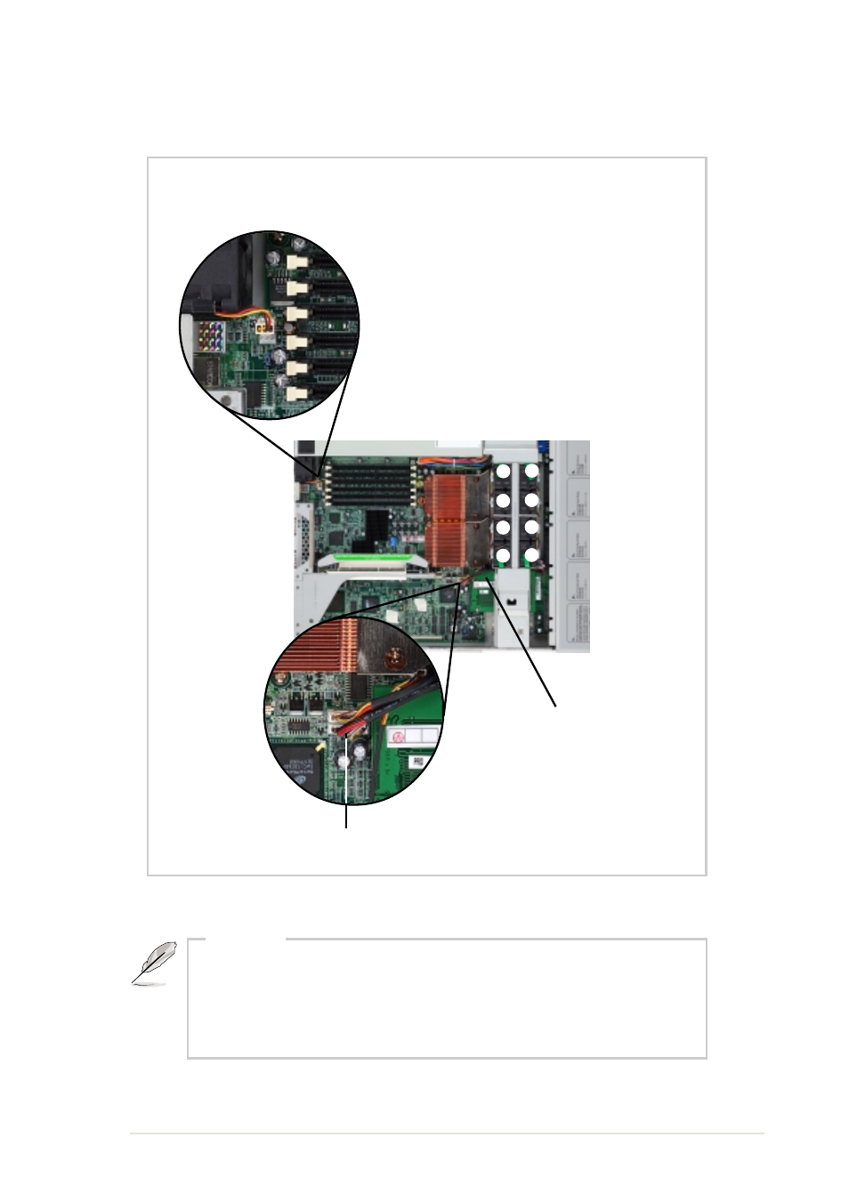 3 fan cable connections | Asus AP1600R User Manual | Page 37 / 48