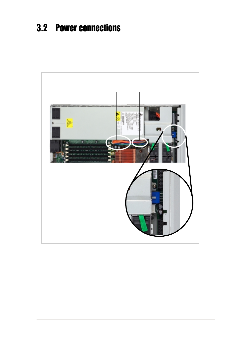 2 power connections | Asus AP1600R User Manual | Page 39 / 48