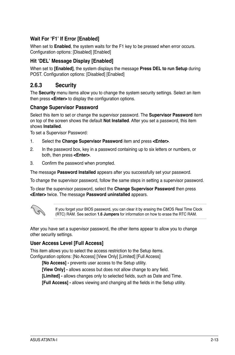 3 security, Security -13 | Asus AT3N7A-I User Manual | Page 38 / 40