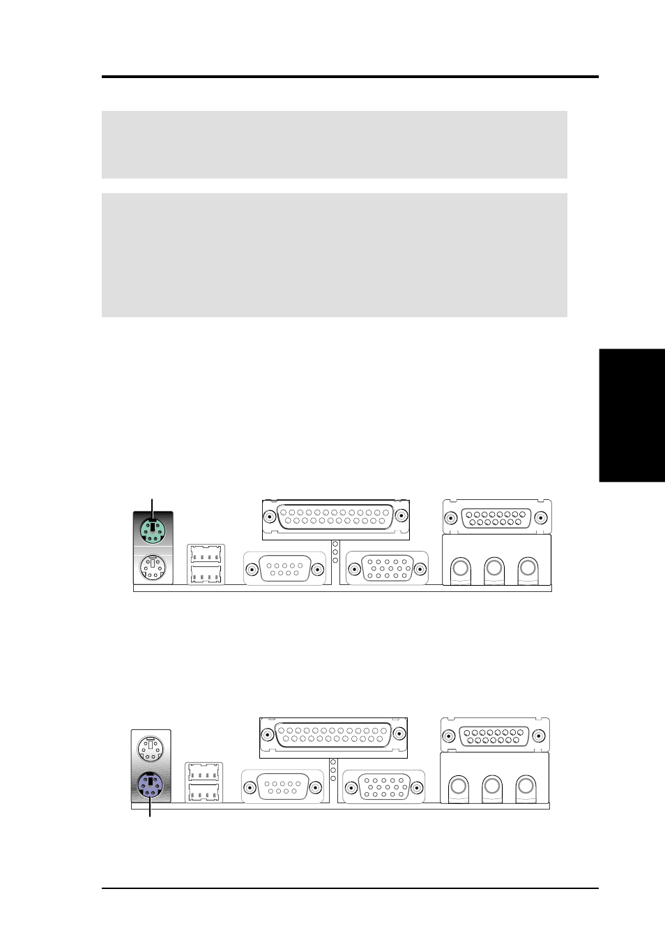 Hardware setup, 8 external connectors | Asus 810E User Manual | Page 31 / 136