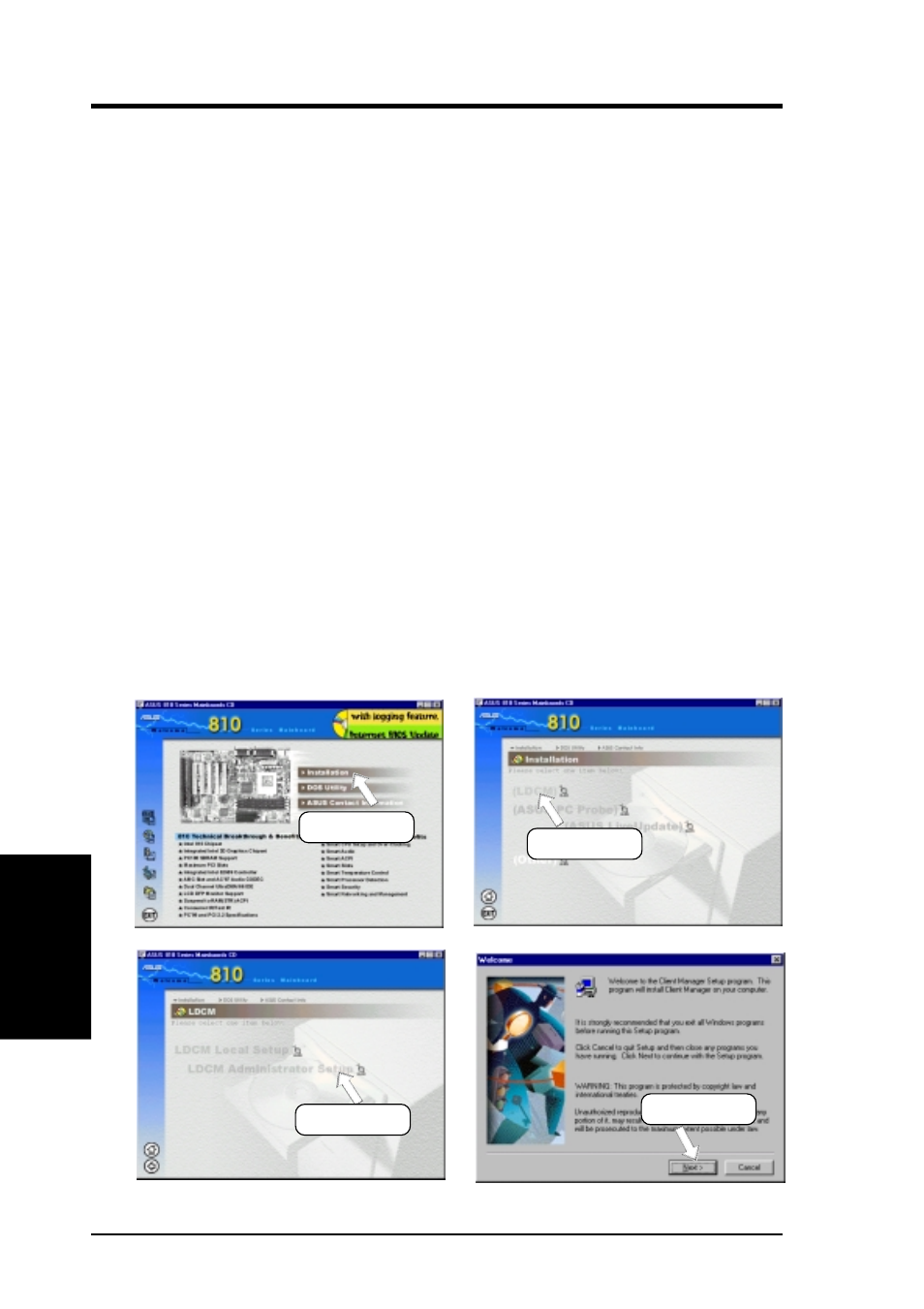 Software setup, 5 ldcm administrator setup, System requirements | Asus 810E User Manual | Page 88 / 136