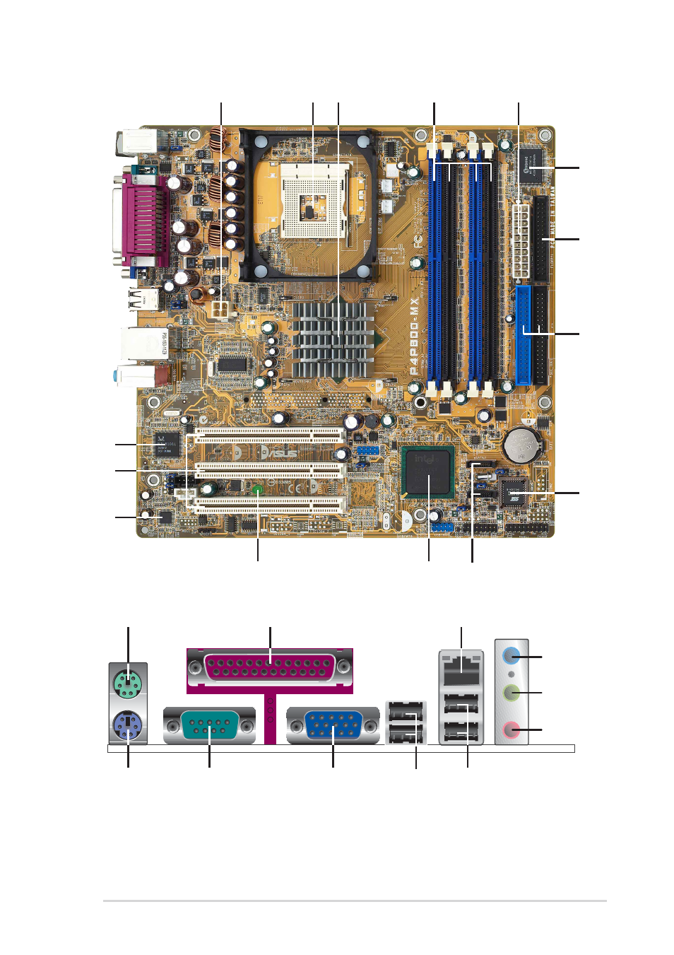 Asus P4P800-MX User Manual | Page 15 / 72