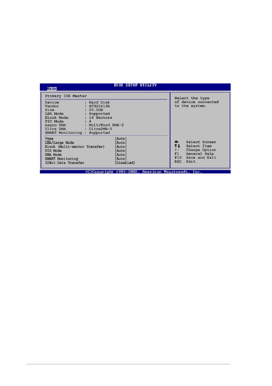 5 primary/secondary/third/fourth ide master/slave | Asus P4P800-MX User Manual | Page 48 / 72