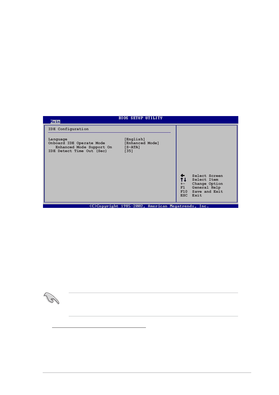 6 ide configuration, Smart monitoring [auto, 32bit data transfer [disabled | Language [english, Onboard ide operate mode [compatible mode | Asus P4P800-MX User Manual | Page 49 / 72