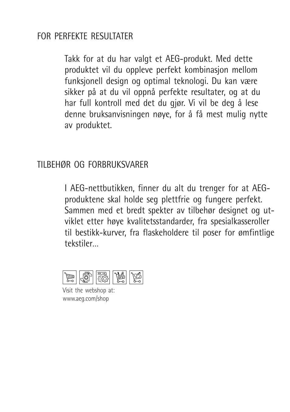 AEG X66163MD10 User Manual | Page 36 / 80