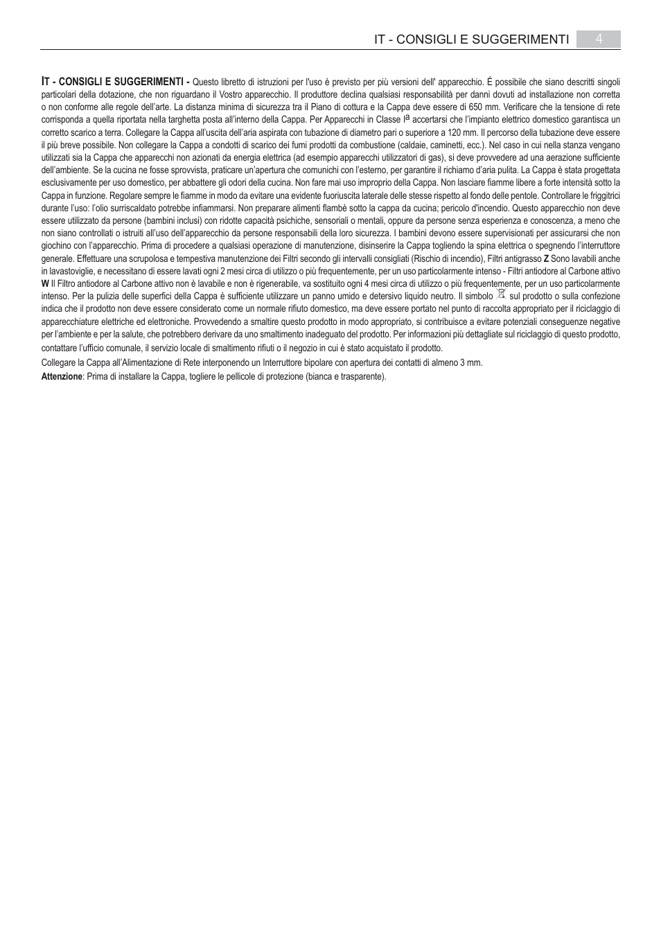 AEG X66163MD10 User Manual | Page 4 / 80