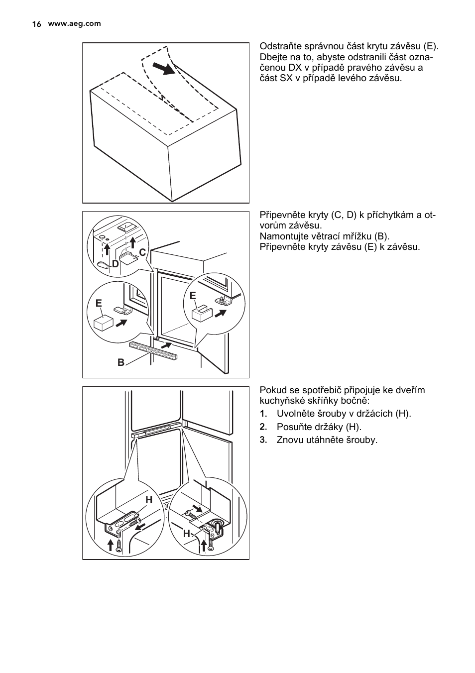 AEG SCS81800F0 User Manual | Page 16 / 84