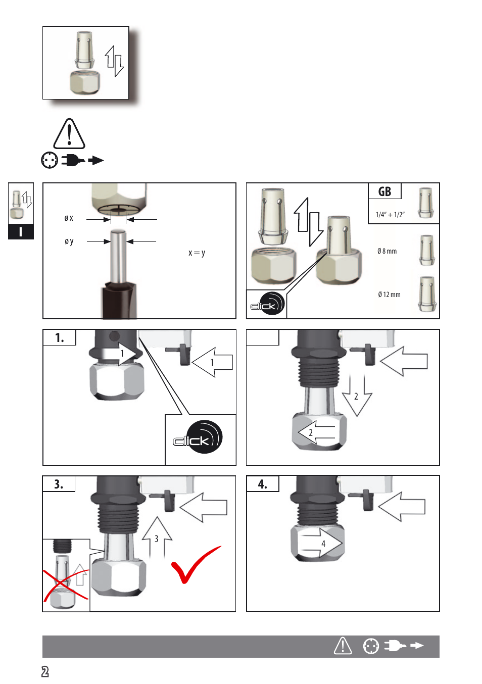 Click | AEG MF 1400 KE User Manual | Page 5 / 76