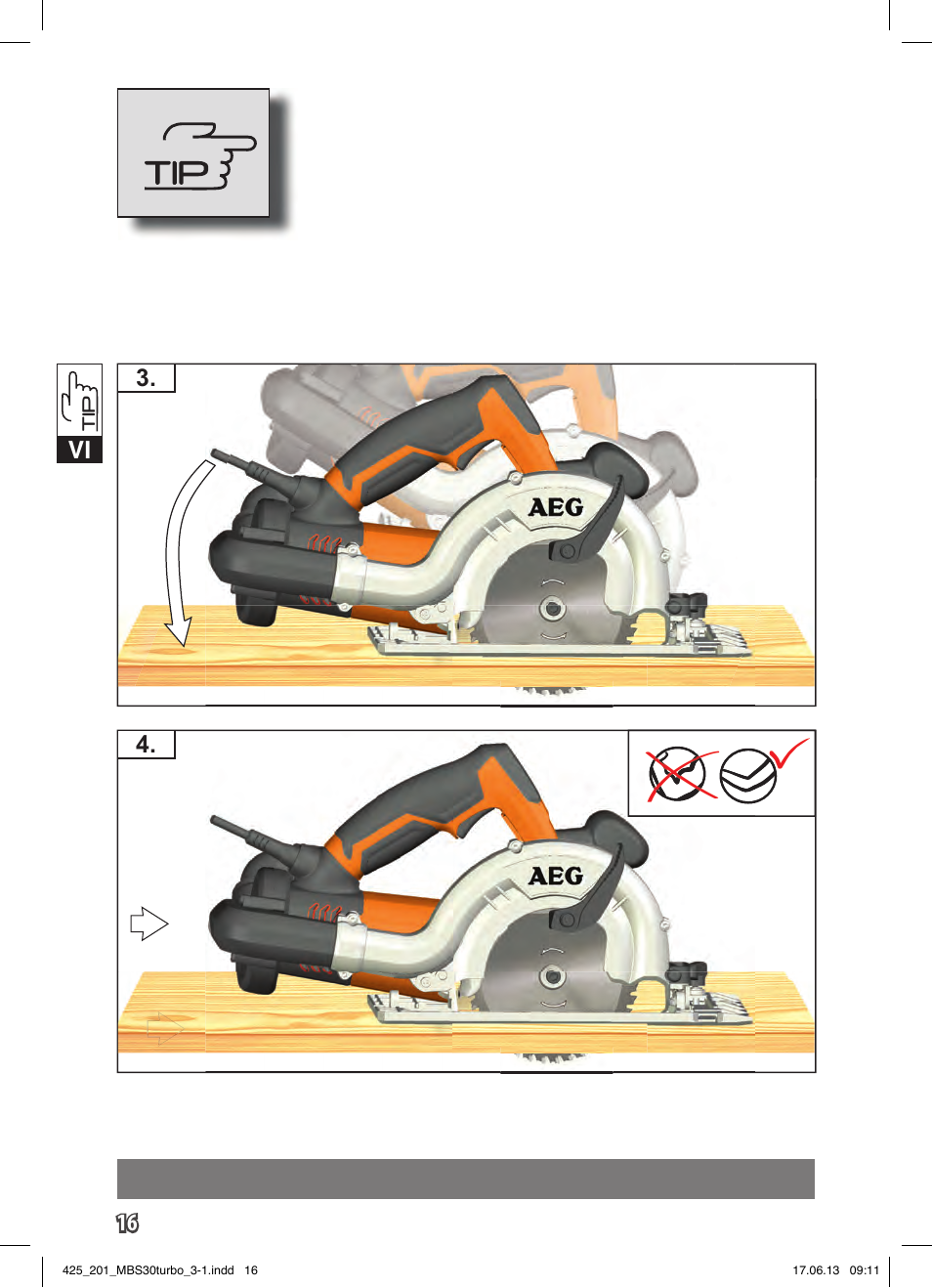 16 vi | AEG MBS 30 Turbo User Manual | Page 22 / 148