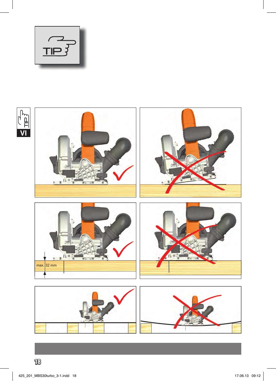 18 vi | AEG MBS 30 Turbo User Manual | Page 24 / 148