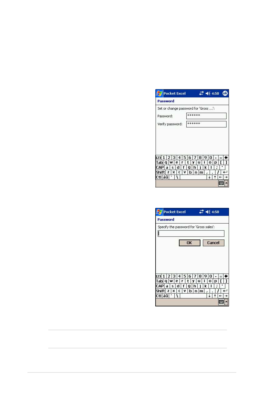 Securing your excel document | Asus MyPal A620BT User Manual | Page 102 / 156