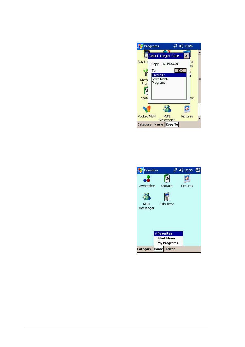 Asus MyPal A620BT User Manual | Page 36 / 156