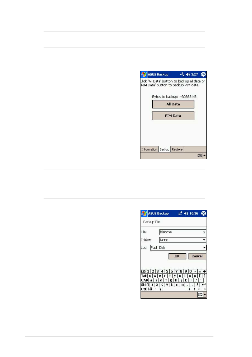 Asus MyPal A620BT User Manual | Page 48 / 156