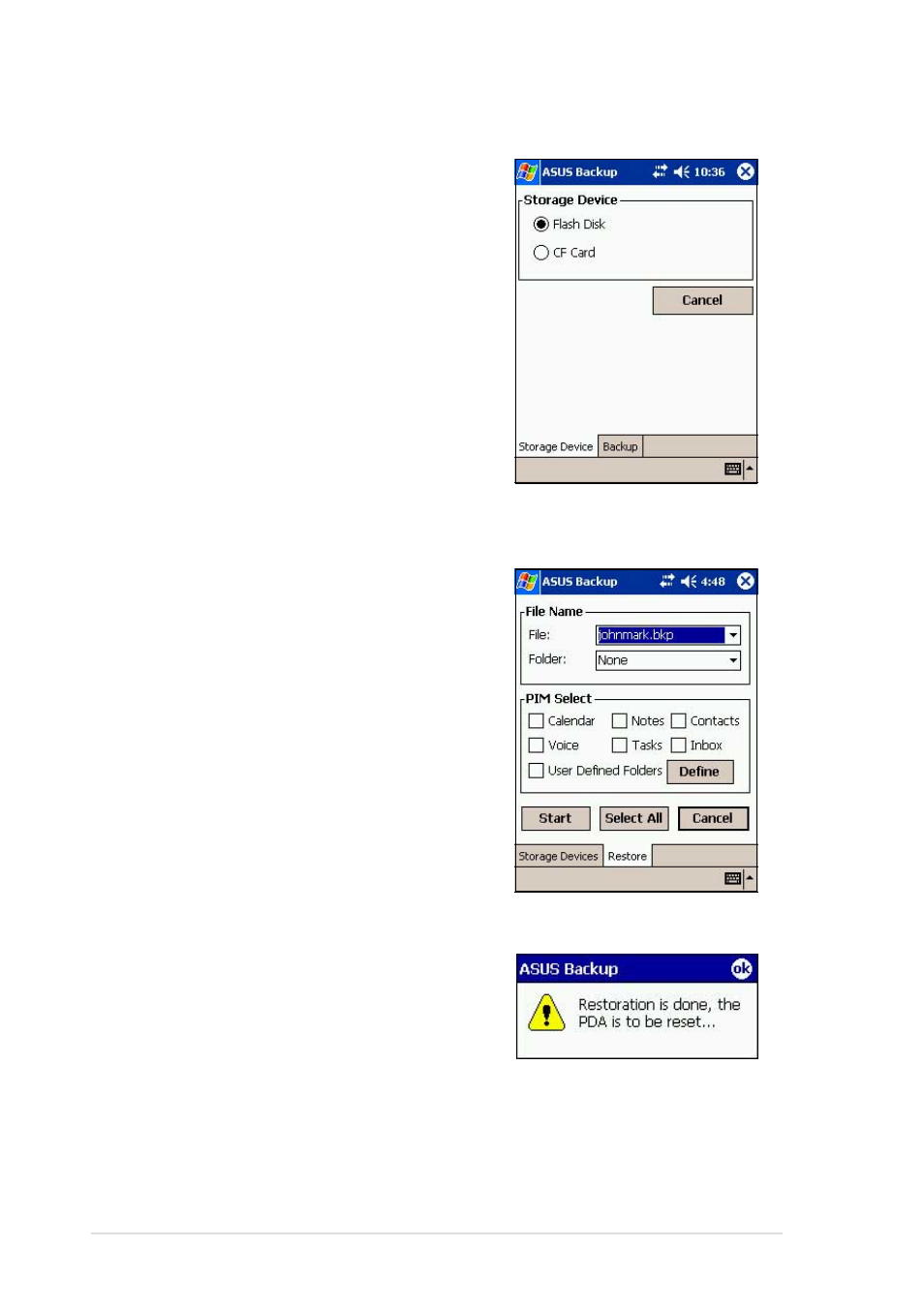 Asus MyPal A620BT User Manual | Page 52 / 156