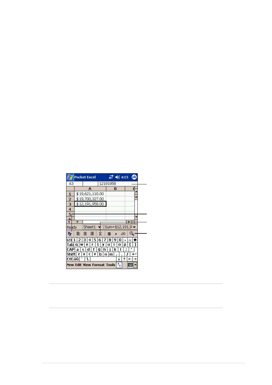 Pocket excel | Asus MyPal A620BT User Manual | Page 99 / 156