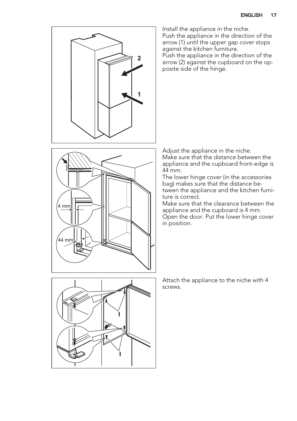 AEG SCT81800S1 User Manual | Page 17 / 68