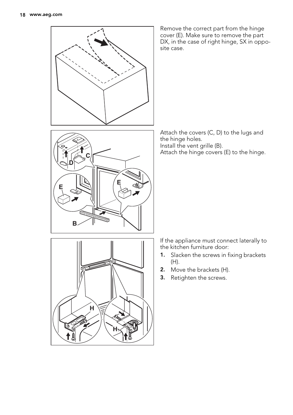 AEG SCT81800S1 User Manual | Page 18 / 68